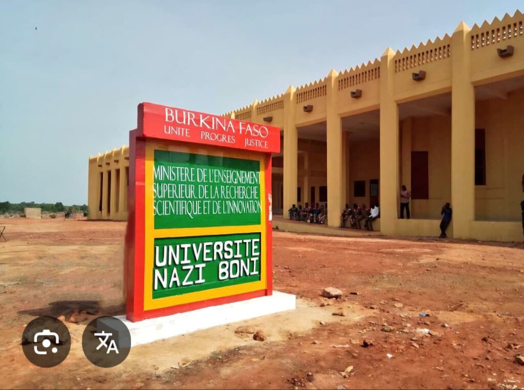 Université Nazi Boni :il n’ya plus de retards académiques