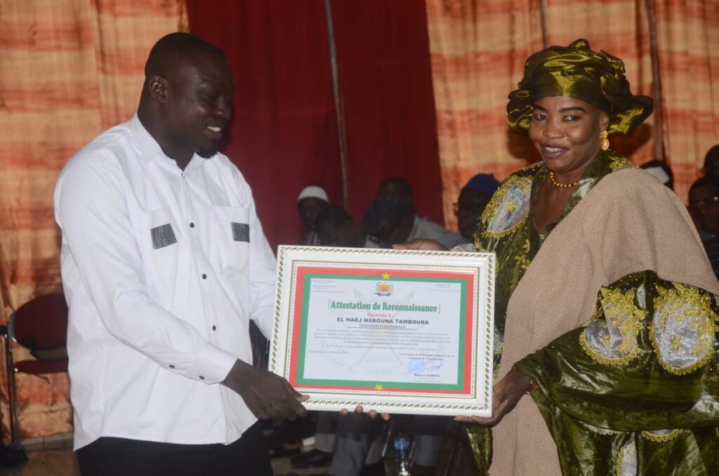 Développement communautaire: la commune de Ouagadougou célèbre ses bâtisseurs